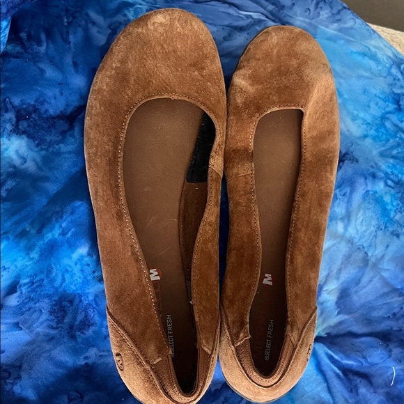 Merrell Suede Ballet Flat Size 8.5 - Picture 6 of 6